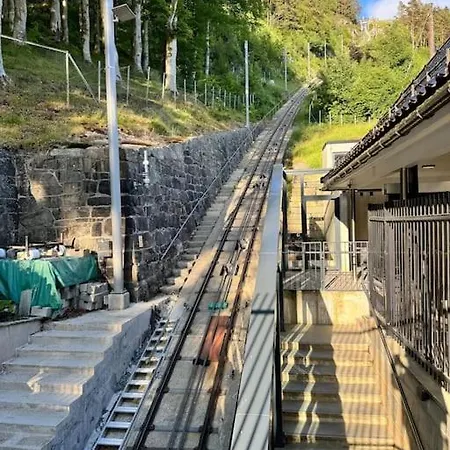 Near The Floibanen, Cable Car *